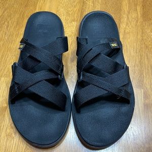 Women’s Black Teva Sandals